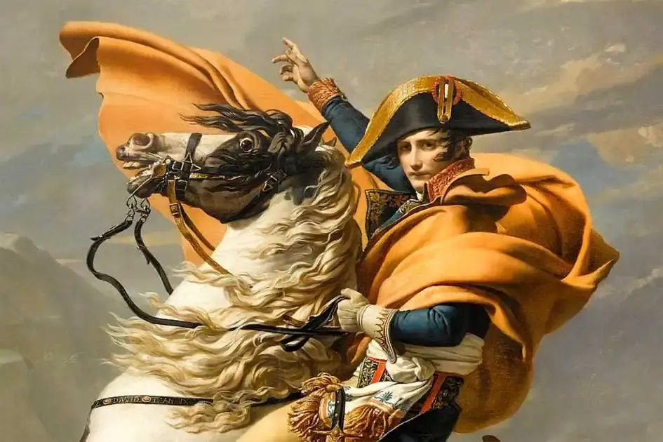 famous photo of French emperor Napoleon Bonaparte